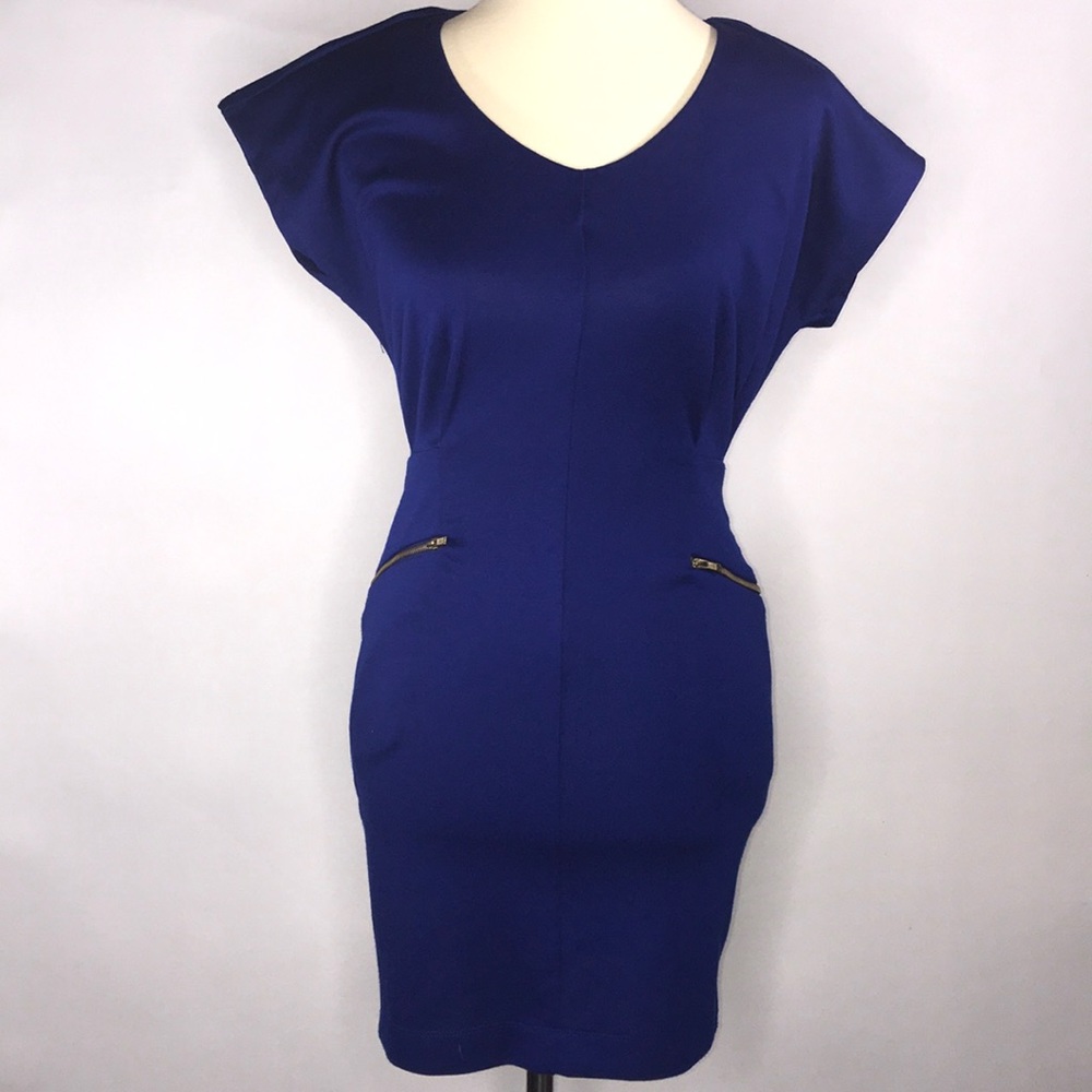 Royal Blue Mini Dress